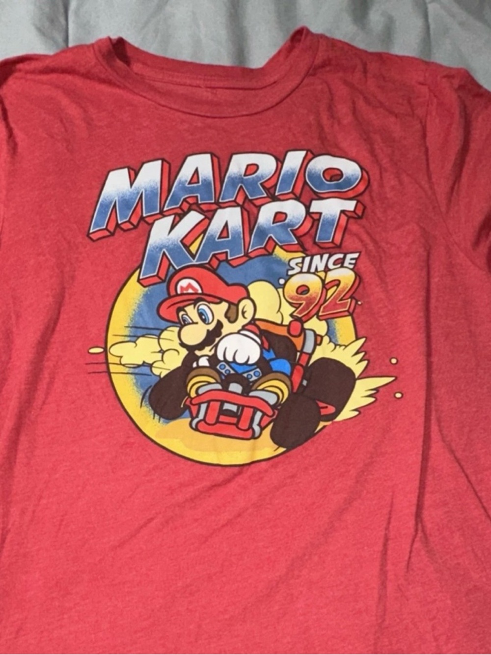 Nintendo Red Mario Kart Graphic Tee